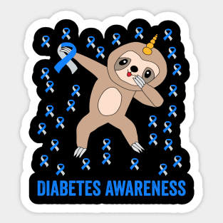 type one diabetes awareness month, t1d warrior gift Sticker